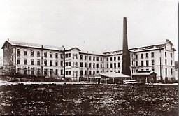 Altes Foto: Die Fabrik von Chr. Zimmermann & Sohn (Winkelbau), 1866/70