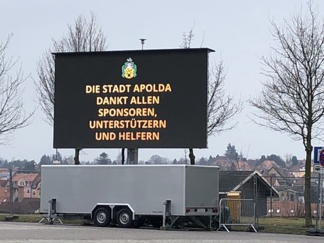 MDR Osterfeuer in Apolda