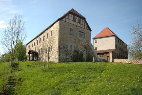 Schloss-Nordflügel vor der Sanierung