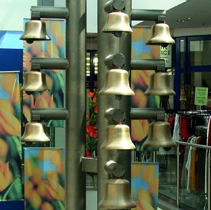 Foto: Das Glockenspiel im Glocken­hof-Center