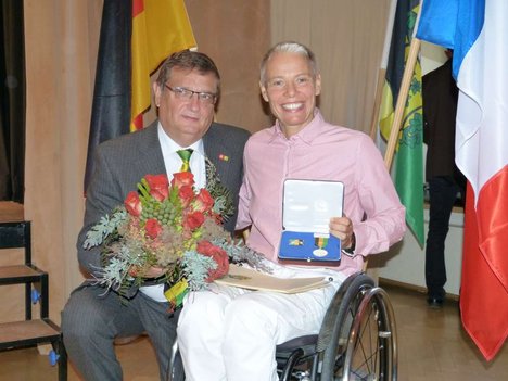 Oktober: Andrea Eskau - Verleihung Ehrenmedaille